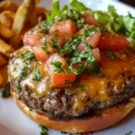 Ground Elk Recipes: Delicious and Easy Meal Ideas 11 Ground elk burger with fries.