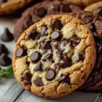 Protein Cookie Recipe: Delicious and Nutritious Treats 7 Chocolate chip cookies with mint.