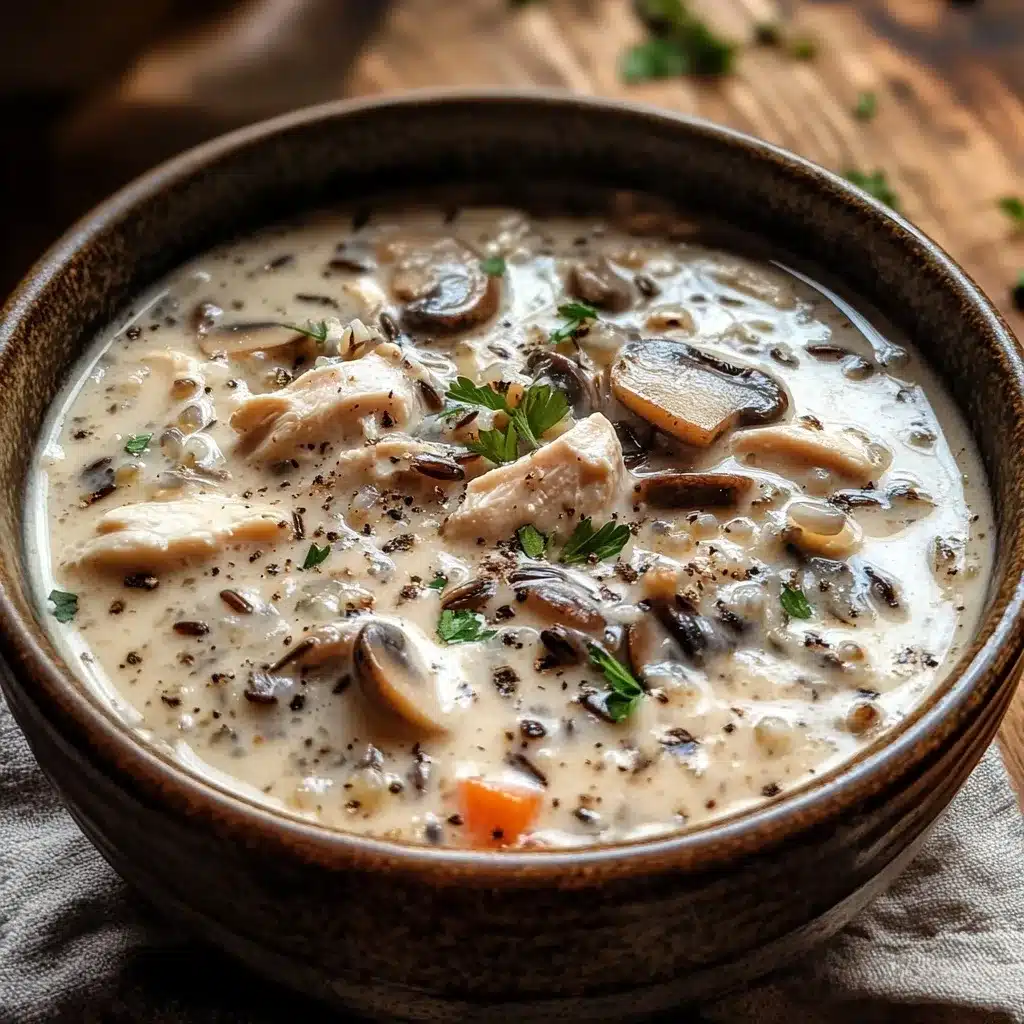 Creamy Mushroom Chicken and Wild Rice Soup – The Ultimate Comfort Recipe