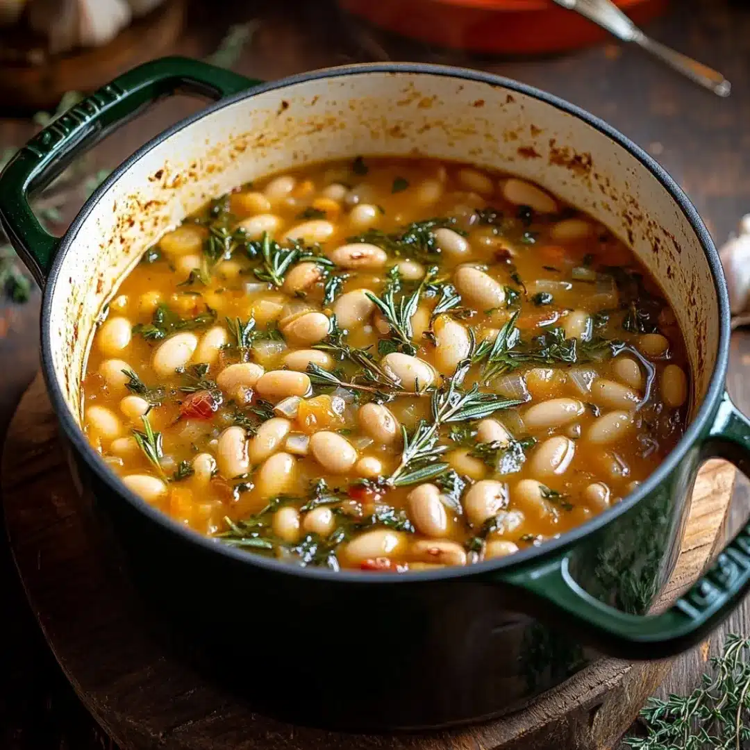 Hearty Tuscan White Bean Soup Recipe