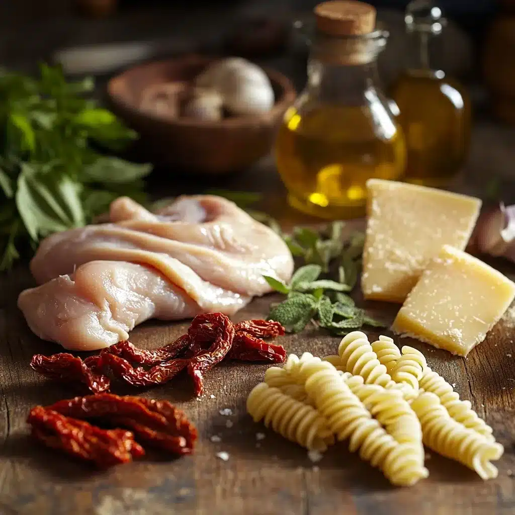 Marry Me Chicken Soup – The Best Cozy Recipe You’ll Ever Try 6 Ingredients for Marry Me Chicken Soup with pasta