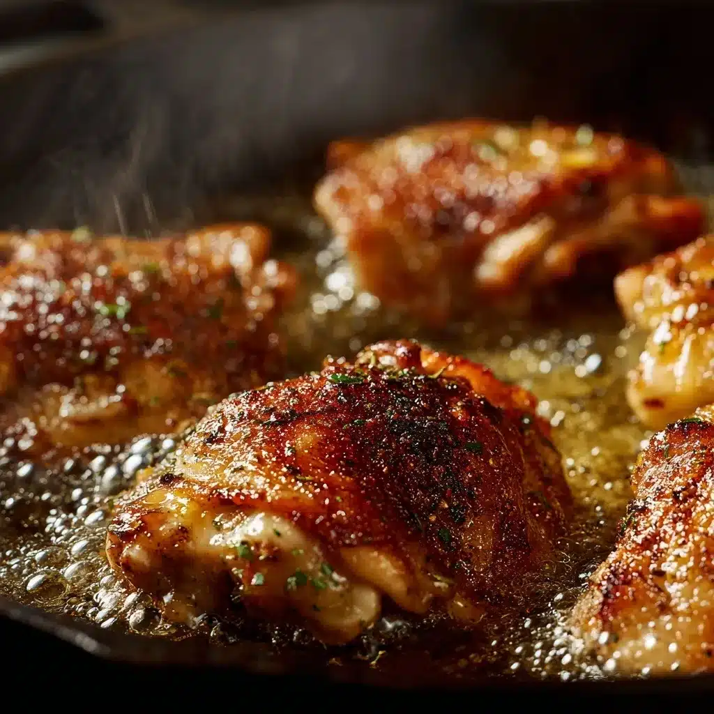 Browning chicken for the best smothered chicken and rice recipe