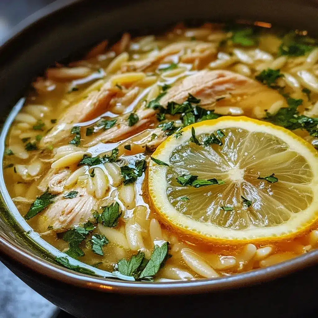 Lemon Chicken Orzo Soup – A Comforting Classic with a Zesty Twist