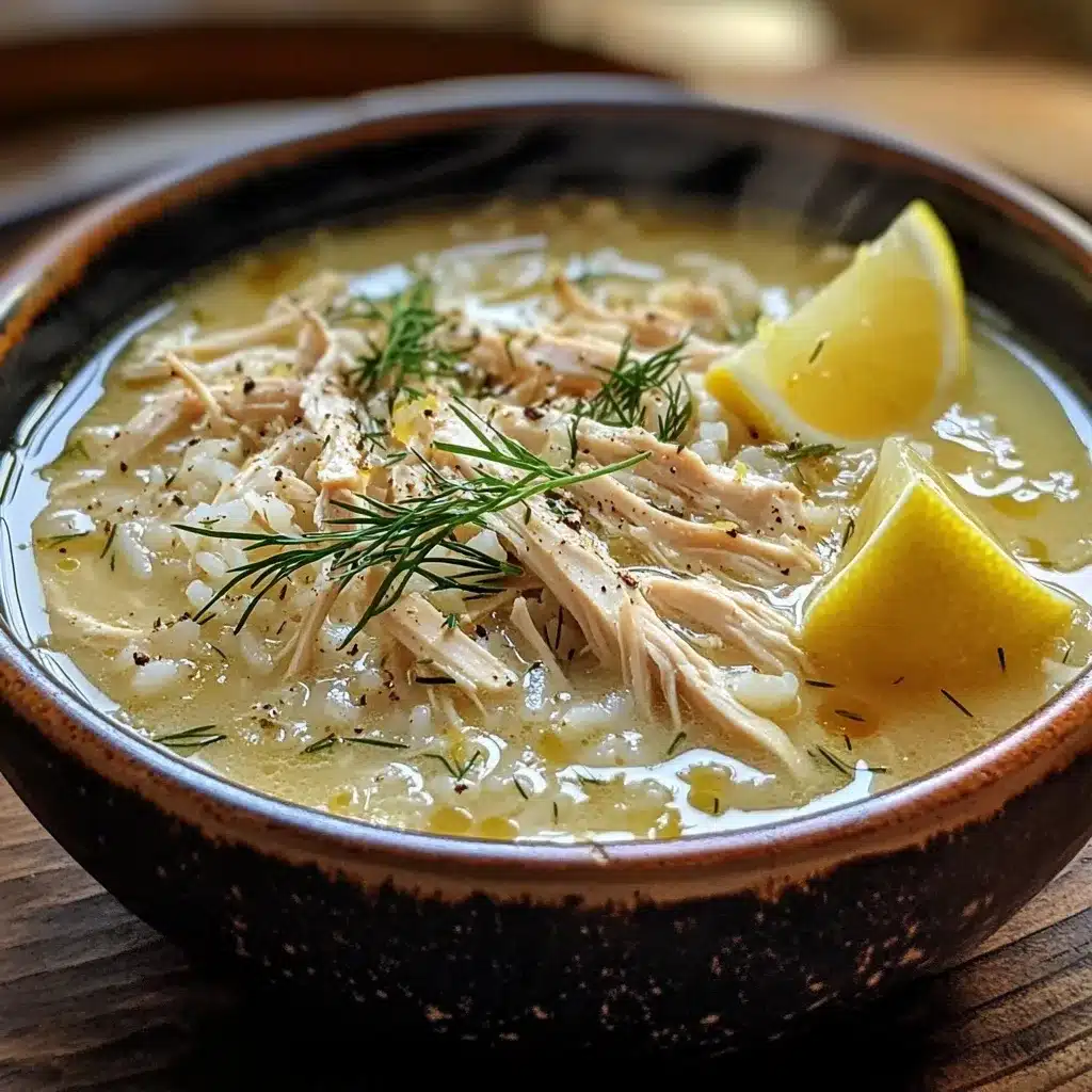 Mediterranean Lemon Chicken Soup: A Comforting Greek-Inspired Classic